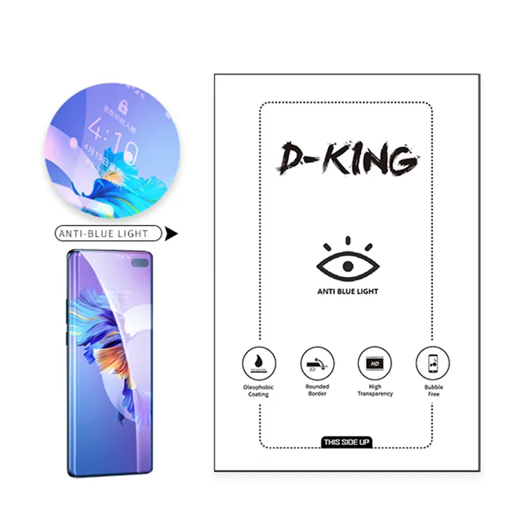 Anti-Blaulicht-Hydrogelfolie TPU-Hydrogelfolie Anti-UV-Telefonscreen-Schutz für iPhone alle Größen