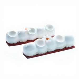 แม่พิมพ์เค้กมูสทรงยาวแบบ 6 ช่อง TangChu Cross-Border รุ่น Caterpillar สำหรับทำขนมหวานสไตล์ฝรั่งเศส แบบซิลิโคน ทนความร้อนสำหรับเตาอบ - Product Image 5