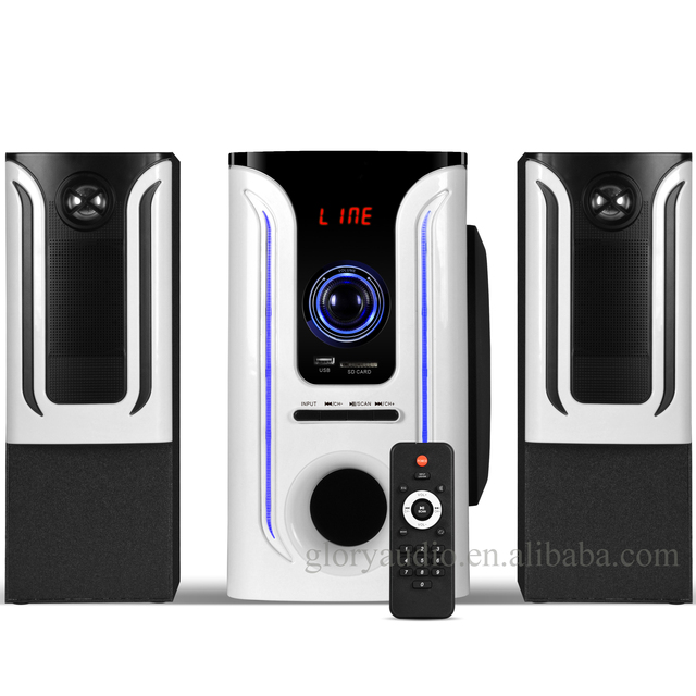 High Quality Home Theater System Multimedia Indoor Speakers USB Function Music Enthusiasts System Wood Plastic Parties