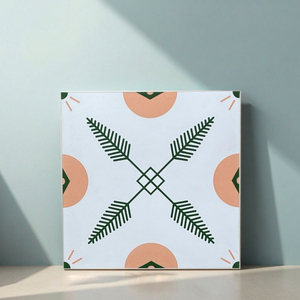 Vendita calda Premium 300x300mm antiscivolo antiscivolo piccolo stile floreale Full Body piastrelle in gres porcellanato in marmo - Product Image 3