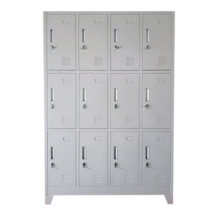 Armario Metálico de Acero de 3 Niveles y 12 Puertas para Piscina, Vestidor, Muebles de Almacenamiento, Taller - Product Image 2