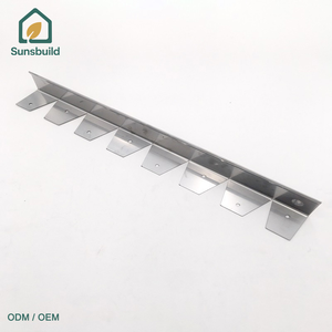 Sunsbuild 304 Stainless Steel Landscape <b>Edging</b> 6 Inch Rectangular <b>Metal</b> Garden Border for Paths and Outdoor Landscaping - Product Image 1