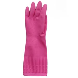 Gants en latex chauds à manchette longue, doublés de <span class=keywords><strong>coton</strong></span> coréen pour le nettoyage ménager, doublés de polaire, gants de cuisine coréens imperméables - Product Image 1