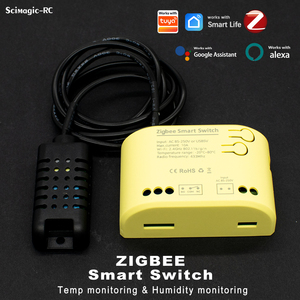 <span class=keywords><strong>Intelligent</strong></span>, compatible avec le commutateur Tuya, avec capteur de température et d'humidité, surveillance en temps réel, <span class=keywords><strong>thermostat</strong></span>, contact sec, compatible <span class=keywords><strong>Alexa</strong></span> - Product Image 5