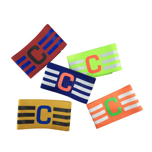 Cross-border Printing C-shaped Captain Armband Nylon One Size Football Match Sticker <b>Wrap</b> - Product Image 4