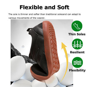 Chaussures de sport minimalistes personnalisées pour la marche, la course et l'entraînement, blanches, à bout large, zéro drop, en maille - Product Image 2