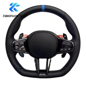 พวงมาลัยคาร์บอนไฟเบอร์สำหรับ <span class=keywords><strong>BMW</strong></span> CS M1 M3 M2 M4 M5 M6 M340i CSL GTS F82 F80 G80 F90 F87 G82 Toyota A90 GR Supra Mk4 Mk5 G80 - Product Image 2