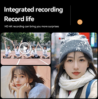 Kamera Digital Mini Portabel 1080P 50MP dengan Autofokus, Zoom Digital 16X, Anti-Goyang untuk Vlogging Anak & Selfie Perjalanan