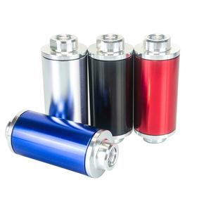 Filtro de Combustible Universal de 58 mm, Conectores An6 An8 An10, 100 Micras, Rojo, Azul, Plateado, Negro - Product Image 1