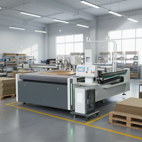 Cortadora CNC de Cama Plana Digital para Cajas de Té, Precio Bajo en la Industria, Línea de Producción Automática con Buen Servicio Postventa