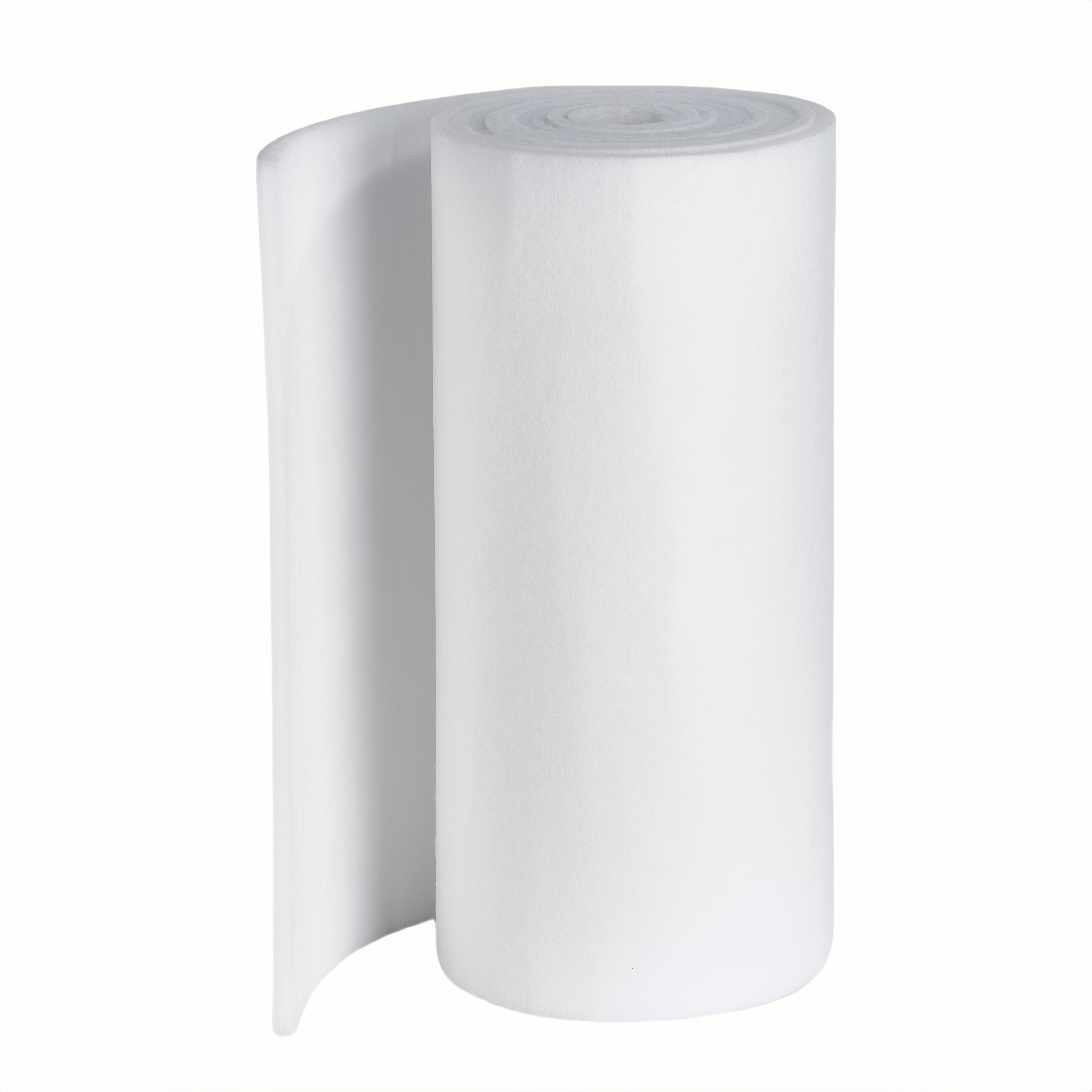 High Elasticity Low Initial Resistance Synthetic Fiber Pleated Filter Media Rolls 430g/m2 Dust Holding Capacity 100-200Pa