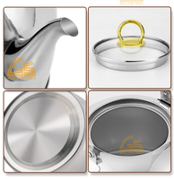 Haute borosilicate mini verre samovar turc théières bouilloire conteneur cuisine outils et gadgets