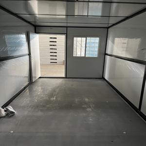 <span class=keywords><strong>Garage</strong></span> de conteneurs en acier préfabriqué à faible coût-Entrepôt de stockage modulaire portable avec porte à volet roulant - Product Image 4