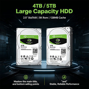 Disco Duro Interno de 2.5 Pulgadas, 4TB/5TB, 5KRPM, 128MB, Unidad Mecánica Estable para Almacenamiento Industrial y Diario, Opciones de Doble Capacidad - Product Image 3
