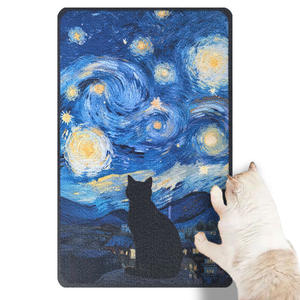Weltberühmte Malerei Design <span class=keywords><strong>Cat</strong></span> Scratch <span class=keywords><strong>Mat</strong></span> Moderne Sternennacht <span class=keywords><strong>Cat</strong></span> Scratcher Pad Künstlerische <span class=keywords><strong>Cat</strong></span> Scratching <span class=keywords><strong>Mat</strong></span> für Indoor Cats - Product Image 2