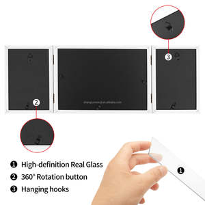 Marco de fotos de letrero de madera maciza para marco de impresión de pared de imagen marco de foto Mural plegable Collage marco de fotos 4x6" - Product Image 5