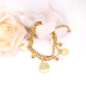 Fashion <b>Gold</b> <b>Plated</b> Custom <b>Bangles</b> New Stainless Steel <b>Bangle</b> Bracelet for Women - Product Image 3