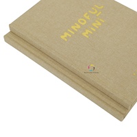 Impression personnalisée d'agendas en usine, impression sur papier et carton, agenda en lin, carnet de notes pour fournitures de bureau