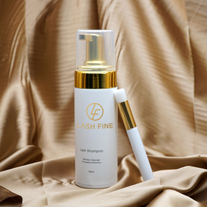 Kit de champú para pestañas, botella de champú rosa con logotipo propio, 60ml, venta al por mayor - Product Image 1