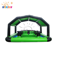 Winsun Plateforme Gonflable Personnalisée en PVC et Tissu Oxford pour Fêtes, Bar Flottant Durable pour Piscine, 4-6 pieds, 500 kg+, Plus de 10 Passagers