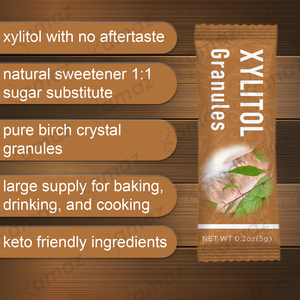 <span class=keywords><strong>Xylitol</strong></span> en poudre granulée de qualité alimentaire biologique, marque privée OEM/ODM, sachets, halal, végétalien - Product Image 6