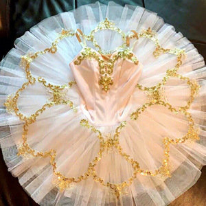 Traje <span class=keywords><strong>de</strong></span> Ballet <span class=keywords><strong>de</strong></span> Cisne <span class=keywords><strong>para</strong></span> <span class=keywords><strong>Niñas</strong></span>, Disfraz Profesional <span class=keywords><strong>para</strong></span> Representación <span class=keywords><strong>de</strong></span> Ballet del Lago <span class=keywords><strong>de</strong></span> los Cisnes, Falda <span class=keywords><strong>de</strong></span> Tul con Pétalos <span class=keywords><strong>de</strong></span> Hilo <span class=keywords><strong>de</strong></span> Poliéster - Product Image 1