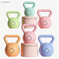 Mancuerna Kettlebell Rosa, Ajustable, para Entrenamiento de Fuerza, Yoga, Gimnasio en Casa, Ejercicios de Sentadillas y Glúteos, para Hombres y Mujeres, Venta al Por Mayor