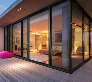 Puerta <span class=keywords><strong>Corredera</strong></span> Empotrada Exterior para Patio, Puerta Doble Grande de Aluminio Templado, Puertas Correderas Ocultas de Cristal - Product Image 4