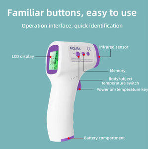 Termômetro Inteligente com Alarme de Febre e Leitura Instantânea de Precisão, Termômetro Digital Flexível Infravermelho para Testa - Product Image 5