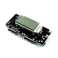 Module de batterie externe, alimentation mobile, bricolage, batterie au lithium 18650, affichage numérique, double sortie USB, carte de charge, carte mère