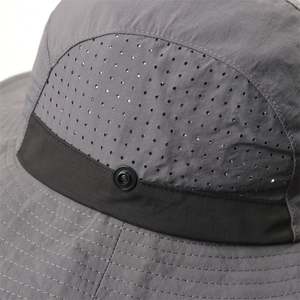 Chapeau de pêcheur de haute qualité pour la randonnée en plein air, à large bord, pare-soleil, personnalisé, coupe-vent, avec ventilation en maille - Product Image 3