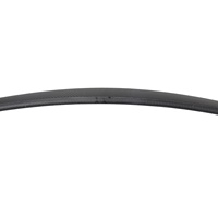 Aileron arrière en fibre de carbone véritable en forme d'aile pour Tesla Model Y, noir brillant, pare-chocs de coffre, accessoires automobiles de haute qualité