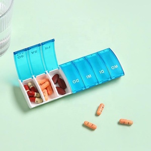 ขายส่งปี 2025 กล่องยาพกพาแบบกำหนดเอง OEM วัสดุ PP ขายดี เปิดง่าย กล่องเก็บยาและกล่องใส่ยา - Product Image 3