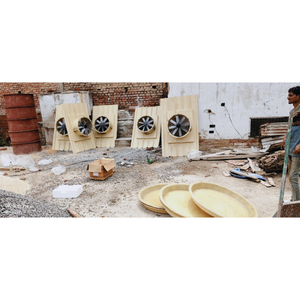 Extractor de Aire Industrial para Techo, Aspas de Aluminio, Alto Flujo de Aire, Ventilador con Cuerpo de FRP, Motor de Cobre, Resistente y Duradero - Product Image 4