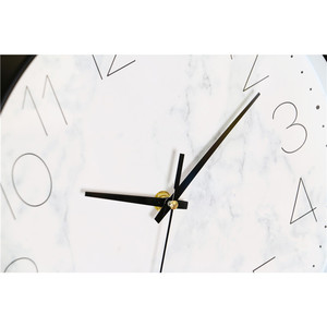 Stock d'usine 3D échelle <span class=keywords><strong>numérique</strong></span> horloge murale mode créative Simple <span class=keywords><strong>cadran</strong></span> en marbre pour salon Quartz plastique aiguille nature morte - Product Image 4