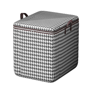 Handle Design Big Fabric Foldable Clothes Quilt Storage Bag Organizer Large Capacity <b>Wardrobe</b> Organizer <b>Box</b> - Product Image 1