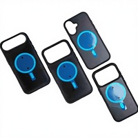 Pour 17 Pro, coque magnétique pour téléphone 2-en-1 avec design uni et moulage par injection
