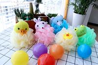Éponge de douche en forme d'animal Loofahs Pouf Brosses de bain Éponges et épurateurs