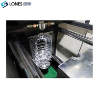 Machine de soufflage de bouteilles d'eau potable en plastique PET semi-automatique LS-B20L de 3 à 5 gallons, machine de soufflage par étirage de 5L à 22L