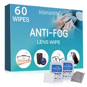 Anti-Fog-Glas linsen reinigung Feucht tuch, Antifog-Glas-Nass handtuch mit Aluminium folien beutel