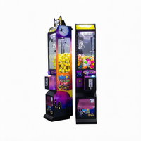 Máquina de Juego de Muñecas Mini Claw con Aceptador de Billetes, Pantalla a Color Multi-idioma, Personalizable en Inglés, Venta al por Mayor para Centros de Juego