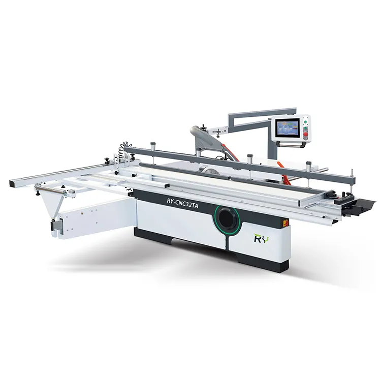 Automatic woodworking 3200mm wood CNC sliding table panel saw machine