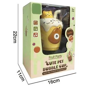 Jouets d'été Cartoon Light and Music <span class=keywords><strong>Bubble</strong></span> Toy for Kids Adults Automatic Milk <span class=keywords><strong>Tea</strong></span> Water Cup <span class=keywords><strong>Bubble</strong></span> Machine Toy Games - Product Image 6