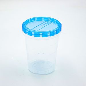 Trong suốt tiêm cốc nhựa với đầy màu sắc vít nắp PP nhựa thực phẩm lưu trữ <span class=keywords><strong>container</strong></span> - Product Image 4