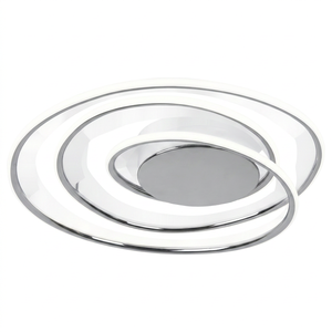 Minimalist Round Glass Wall Lamp <b>LED</b> <b>Surface</b> <b>Mounted</b> White Shade Ceiling <b>Light</b> Fixture - Product Image 1