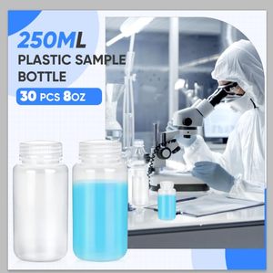 250ml phòng thí nghiệm lớp HDPE chai nhựa mẫu và thuốc thử nước rộng miệng container cho lớp học và phòng thí nghiệm - Product Image 5