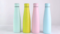 Meilleur vendeur produits 550ml SANS BPA étanche thermos isolé sous vide bouteilles d'eau avec logo personnalisé