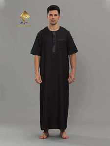 HARAMAIN Nueva ropa musulmana marroquí para hombre hecha con algodón puro de Corea, cómoda y con un alto contenido de algodón. - Product Image 2