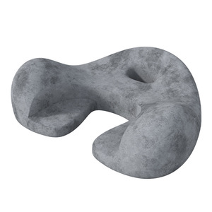 Coussin de méditation en mousse à mémoire de forme en U Anti-acariens amovible lavable personnalisable rembourré Futon <span class=keywords><strong>Yoga</strong></span> assis Long coussin - Product Image 1