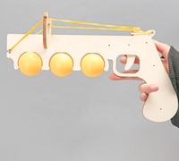 Modèle élastique de tennis de table T-M395 en bois pour kit d'assemblage d'expériences scientifiques des élèves du primaire et du secondaire